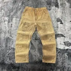 32×30 Carhartt USA製 ダブルニー B01 ブラウン 雰囲気系
