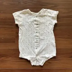 赤ちゃんの城 夏用ロンパース 80サイズ 白