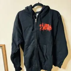 新日本プロレス ジップアップパーカー ブラック M