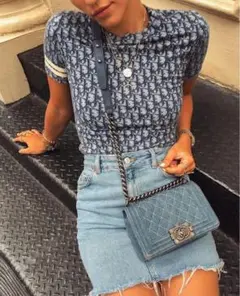 Christian Dior ロゴパターンTシャツ