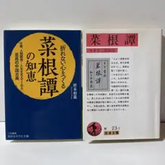 「折れない心」をつくる『菜根譚』の知恵 文庫２冊セット　B215