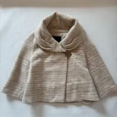 UNTITLED アンタイトル ポンチョ風 ショートコート Mサイズ