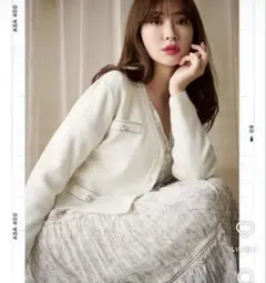 Lerici Cropped Knit Cardigan（エクリュ）