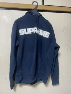SUPREME ネイビー パーカー