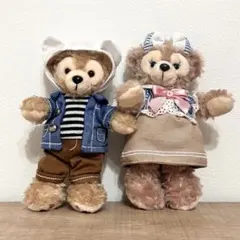 ダッフィー＆シェリーメイぬいぐるみバッチ かくれんぼコスチューム 2019年春