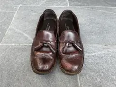 REGALダークブラウン タッセル付きローファー