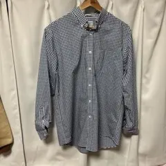 L.L.Bean ギンガムチェックシャツ Mサイズ　グッドレギュラー