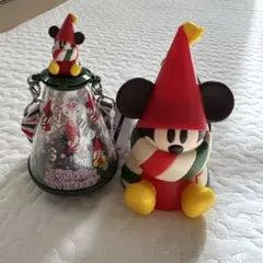 ディズニー　クリスマス　リルリンリン　スナックケース　2点まとめ売り
