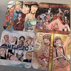 希少! ワンピース ジャンプフェア 2007 コースター 4種セット バラ