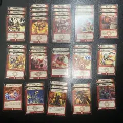 デュエルマスターズ 火文明 旧枠 初期 赤単速攻 40枚セット デッキパーツ