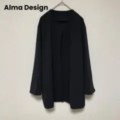 zo511 Alma Design アルマデザイン/ノーカラージャケット/羽織り
