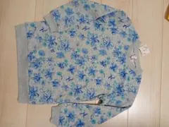 花柄　長袖　トレーナー