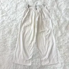 コーエン ワイドパンツ コクーンシルエット 綿100% シンプル E9173