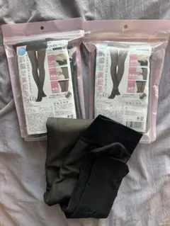 YOUBE ストッキング風　裏起毛タイツ　Ｌ〜ＬＬサイズ