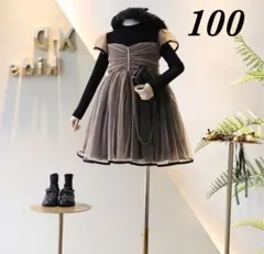 SALE⭐️秋冬用長袖パーティードレス　セレモニーフォーマルワンピース