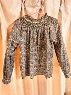 Bonpoint 小花柄ブラウス6A