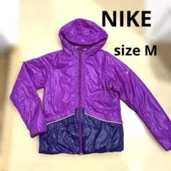 NIKE ナイキ　ウィンドブレーカー　ナイロンジャケット　パープル　ピンク　M