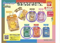 ポケモン ブリスターマスコットチャーム 全6種 未開封 コンプリート