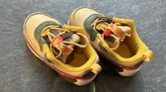 Nike Air Max スニーカー ベージュ/イエロー/レッド 13cm