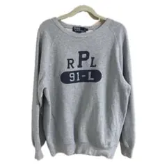 【Polo by Ralph Lauren】グレー スウェット Lサイズ