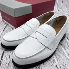 【新品未使用】REGAL コインローファー 革靴 シボ革 ビブラムソール 軽量