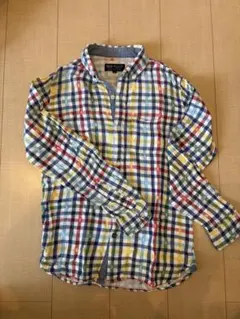 BEAMS ビームス　チェック ボタンダウン シャツ S