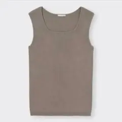美品　GU　レディースタンクトップ　ベージュ