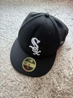 New Era 59FIFTY sox ニューエラ ブラックキャップ 帽子