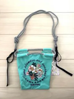 【新品未使用】D.KELLY 花柄刺繍 ショルダーバッグ