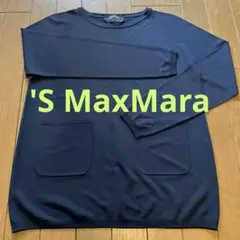 ′S MaxMara クルーネック長袖ニット 薄手のサムネイル