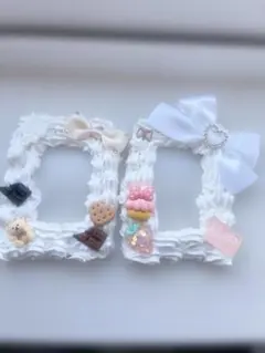 ホイップデコ硬質ケース 2個セット ハンドメイド