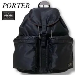 美品 ❗️ポーター タンカー リュック バックパック ブラック ナイロン