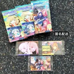 【3枚セット】超かぐや姫！ ツインウエハース プラカード かぐや 彩葉 ヤチヨ