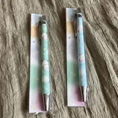 ポチャッコとシナモロール ボールペン 2本セット