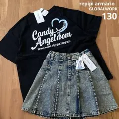 新品♡repipiarmario&GLOBALWORK ガーリーコーデ130