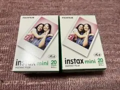 FUJIFILM instax mini インスタントフィルム 20枚×2パック