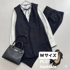 セレモニー 3点セット★入園式　入学式　卒業式　卒園　ジレ　ママスーツ　黒