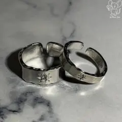 シルバー925 太陽刻印 2個セット ペア可 ユニセックス リング R71