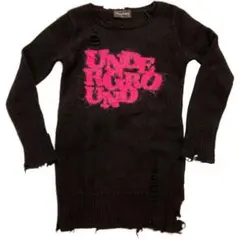 ❤︎‬ ‬ ⸒⸒00s HYSTERIC GLAMOUR y2k ダメージニットのサムネイル