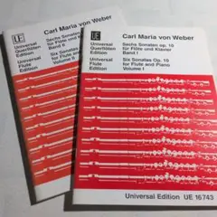 Carl Maria von Weber　Six Sonatas Op.10