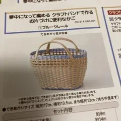 フェリシモ☆クラフトバンド かごバッグ