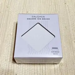 SALONIA SQUARE ION BRUSH スクエアイオンブラシ　ホワイト