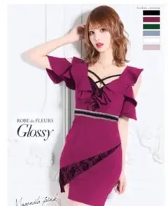 ROBE de FLEURS Glossy キャバドレス Sサイズのサムネイル