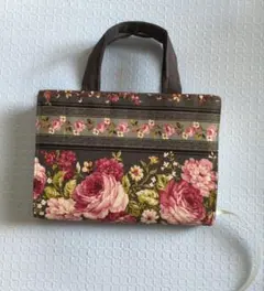 花柄ブックカバー(文庫本サイズ)