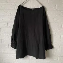 UNIQLO ユニクロ　コットン ドビーシャーリング ブラウス（X L）ゆったり