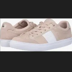 【美品】LACOSTE ラコステ　23cmピンク レディース スニーカー レザー