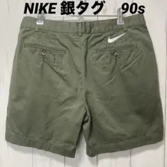 NIKEナイキ　銀タグ　90s ショートパンツ　刺繍ロゴ　ヴィンテージのサムネイル