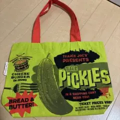 トレーダー・ジョーズ ピクルスデザイン トートバッグ　サブバッグ