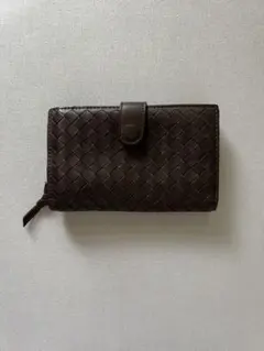 ボッテガヴェネタ　ダークブラウン 二つ折り財布