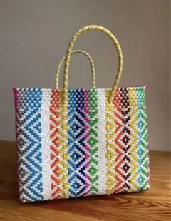 #G518-L4-Sサイズ　メキシコ　オアハカ　メルカドバッグ